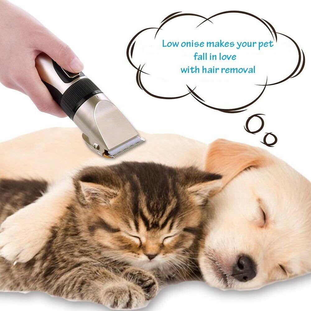 2PCS Pet Clippers, Dog Clipper Cordless, Dog Grooming Kit for Long Thick Fur, Cat Clipper for Matted Long Hair, Electric Pet Dog Cat Shaver Razor, Cordless Grooming Kit(2 PACK)