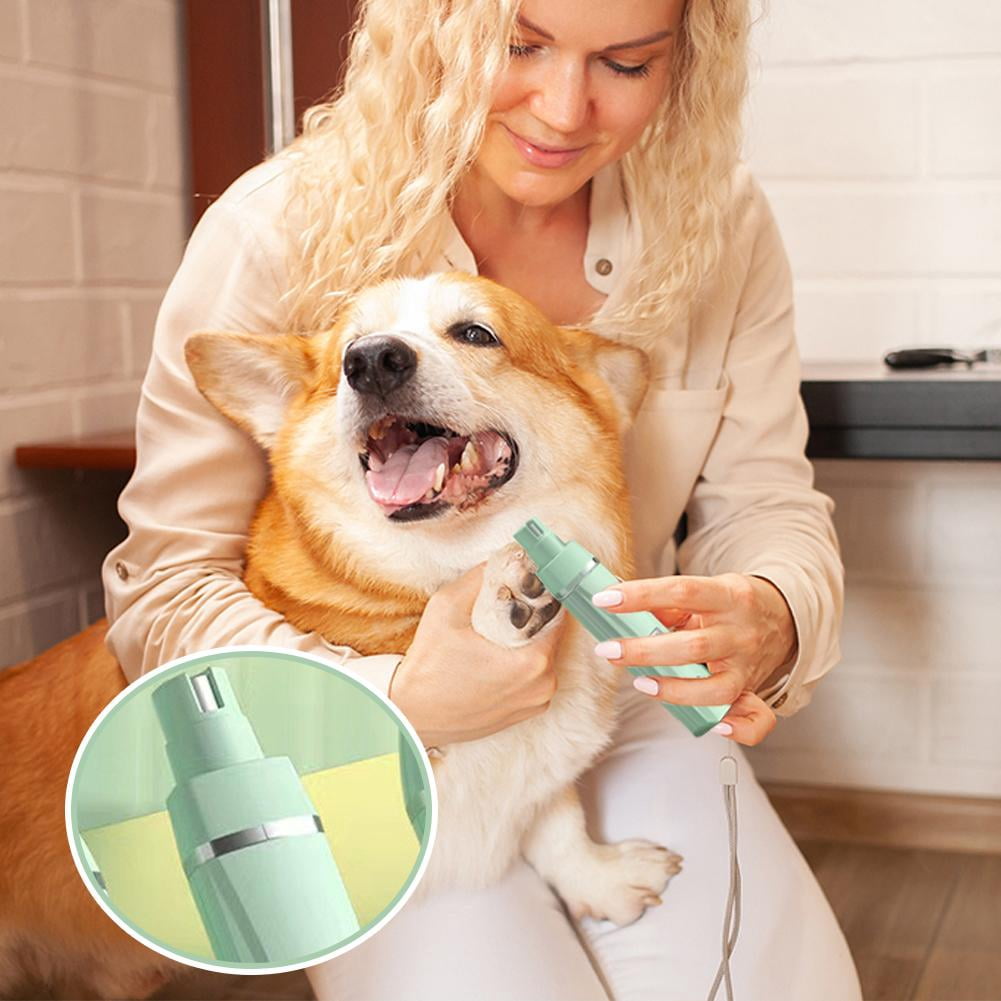 4-in-1 Pet Grooming Kit Rechargeable Dog & Cat Clippers with Ceramic , Paw Trimmer, Nail Grinder & Detail Trimmer, Low Noise Quiet Cordless Home Grooming Tool