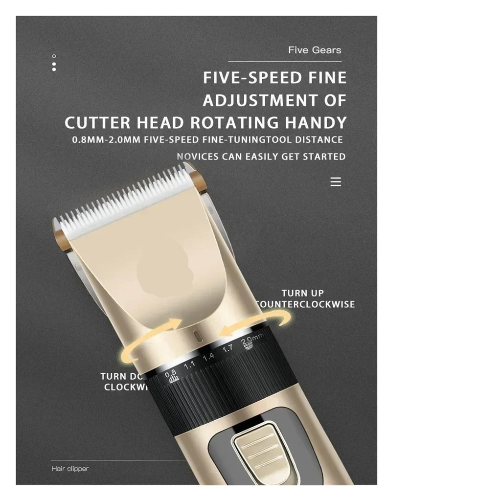 Electrical Professional Hair Clipper for Pets Silent Hair Cutter USB Rechargeable Pet Grooming ,Low Noise Pet Groomig Kit