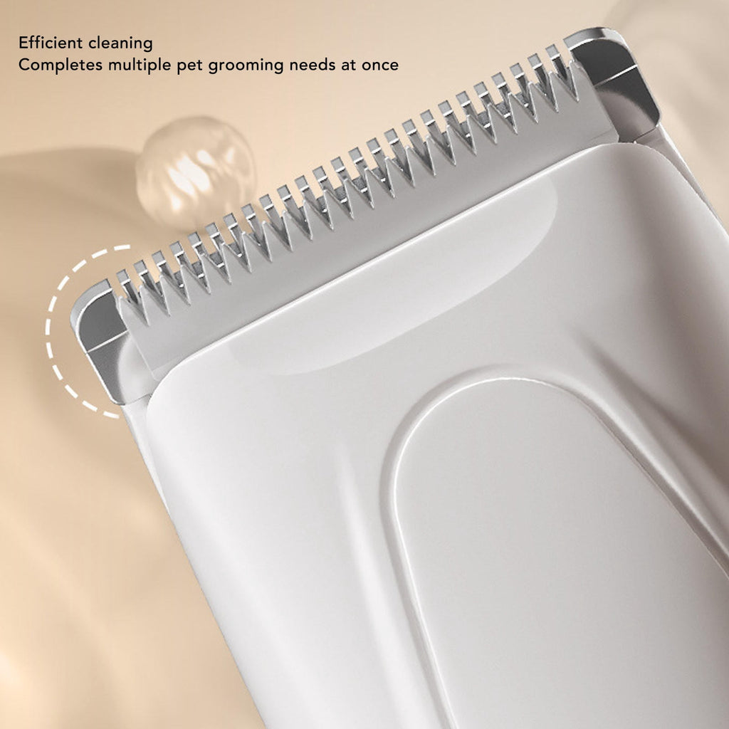 BOKYAN 3‑in‑1 Pet Grooming Kit – Rechargeable Clipper, Nail Grinder & Hair Trimmer for Dogs & Cats, 500 mAh Battery, Safe & Easy‑Use