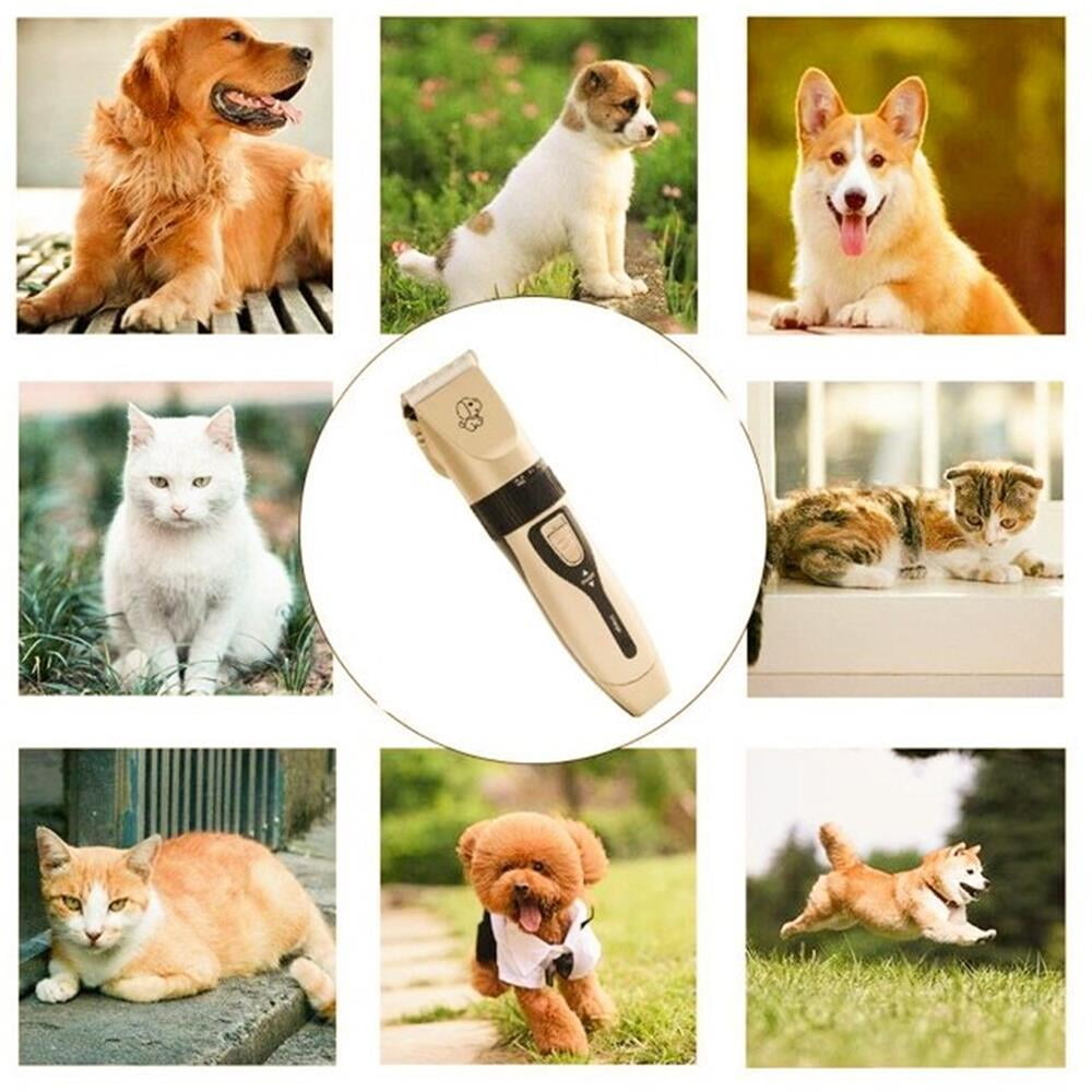 2PCS Pet Clippers, Dog Clipper Cordless, Dog Grooming Kit for Long Thick Fur, Cat Clipper for Matted Long Hair, Electric Pet Dog Cat Shaver Razor, Cordless Grooming Kit(2 PACK)