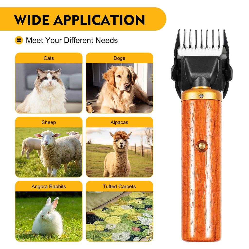 YIYIBYUS Electric Dog Hair Clippers Professional Pet Clipper Dog Grooming Kit Low Noise Portable Hair Trimmer Dog Shaver Clipper