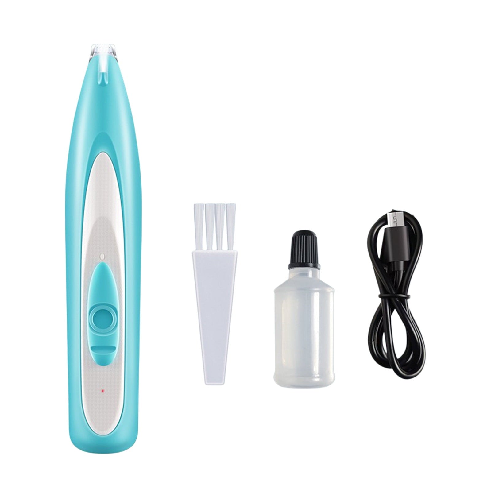 Yyuenw Dog Paw Trimmer with LED Light, Rechargeable Cordless Dog Grooming Kit for Small Dogs, s, Low Noise Pet Hair Shaver for Small Dogs Cats Trimming Around Paws, Eyes, Ears, Face, Rump