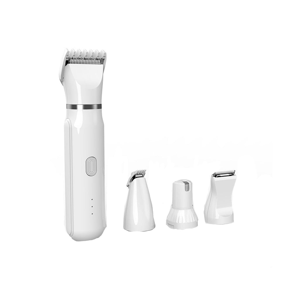 GJX Dog Grooming Kit,4-In-1 Pet USB Charging Grooming Kit For Dogs At Home,Waterproof High-Efficiency Electric Dog Clippers For Grooming
