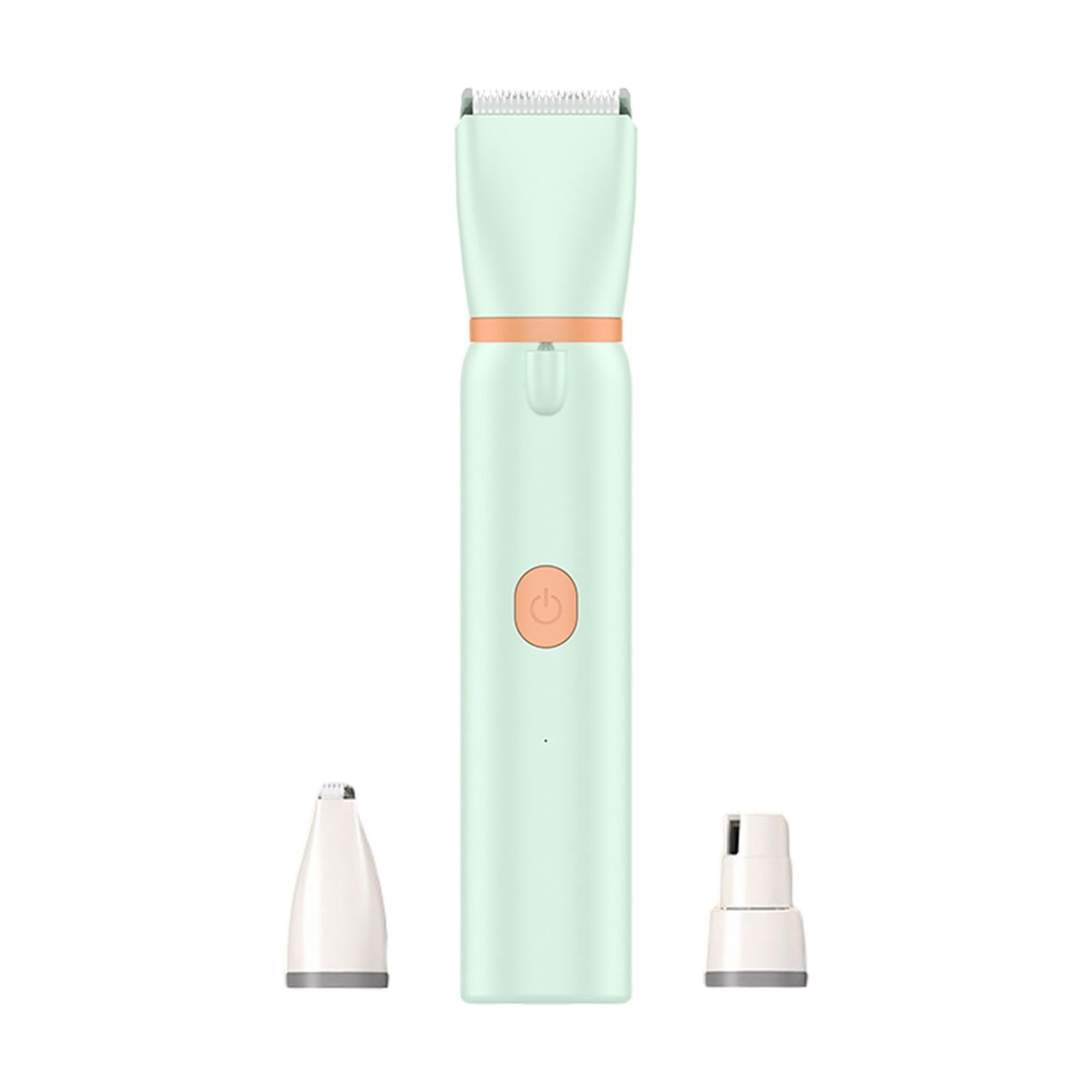 Fzaqwen Cat Dog Grooming Kit, 3 in 1 Professional Cordless Pet Hair Trimmer, Paw Trimmer Green