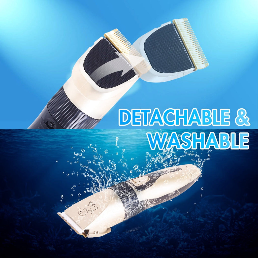 2PCS Pet Clippers, Dog Clipper Cordless, Dog Grooming Kit for Long Thick Fur, Cat Clipper for Matted Long Hair, Electric Pet Dog Cat Shaver Razor, Cordless Grooming Kit(2 PACK)
