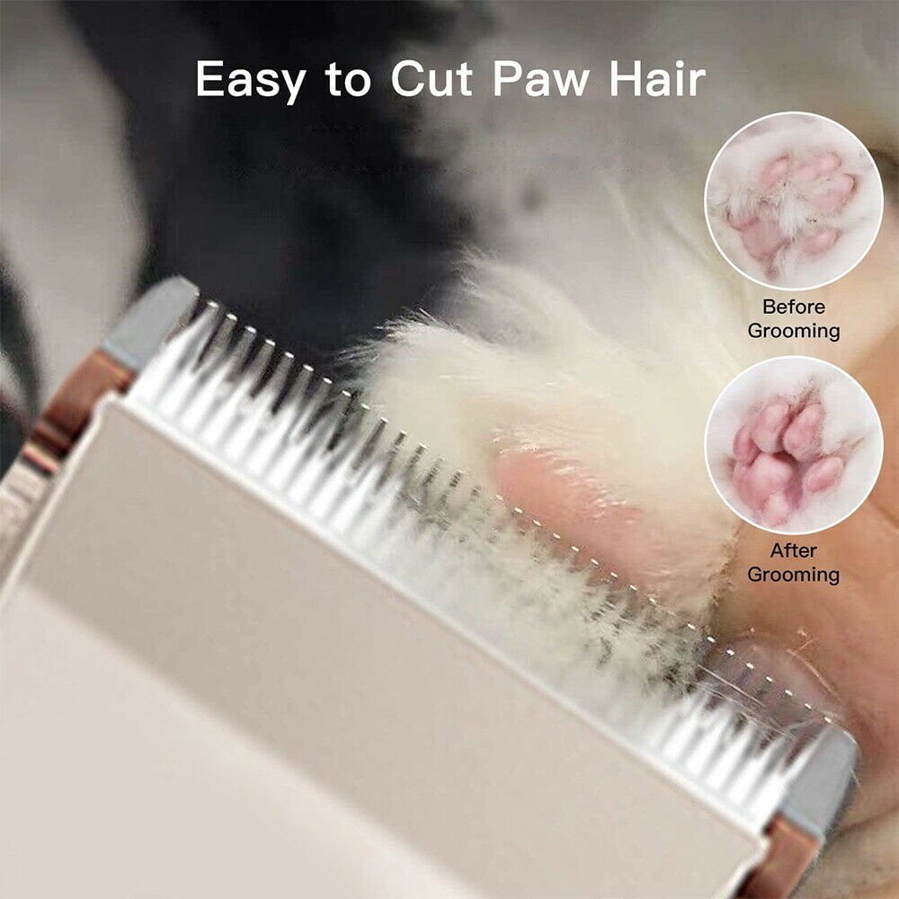 2PCS Pet Clippers, Dog Clipper Cordless, Dog Grooming Kit for Long Thick Fur, Cat Clipper for Matted Long Hair, Electric Pet Dog Cat Shaver Razor, Cordless Grooming Kit(2 PACK)