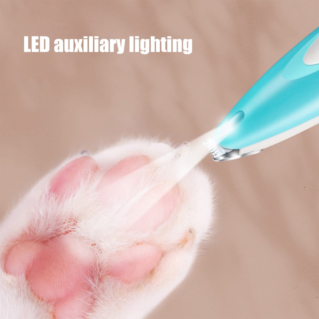 Yyuenw Dog Paw Trimmer with LED Light, Rechargeable Cordless Dog Grooming Kit for Small Dogs, s, Low Noise Pet Hair Shaver for Small Dogs Cats Trimming Around Paws, Eyes, Ears, Face, Rump