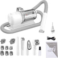 5-in-1 Pet Grooming Kit Vacuum Brush Electric Clipper with 2.5L Dust Cup Low Noise Deshedding Tool for Dogs Cats Home Cleaning