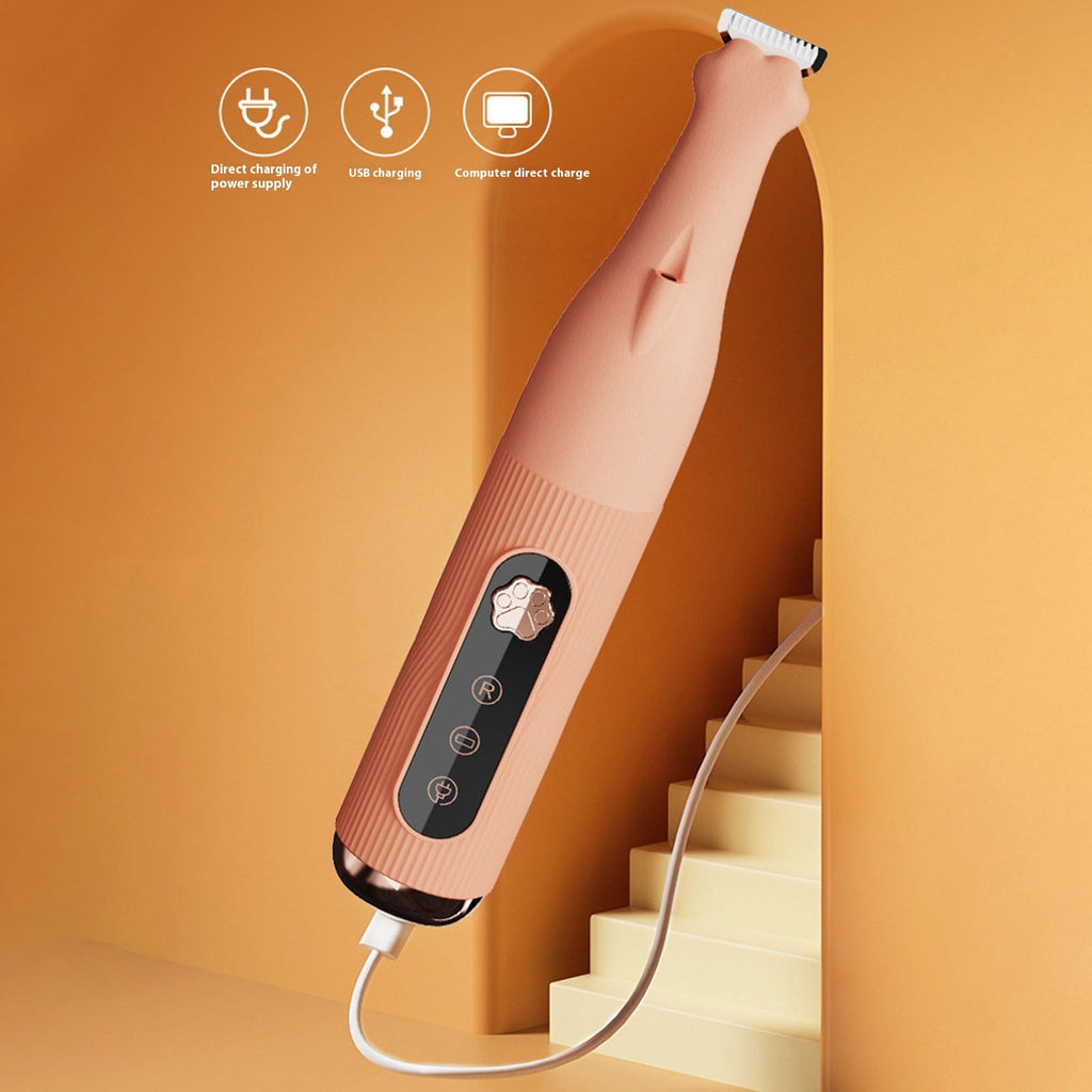 Professional Dog Grooming Kit - Cordless Quiet Pet Clippers with Nail Grinder & Long Hair Shaver for Matted Coats, Gentle Trimmer for Small Dogs & Cats Paws, Face & Ears