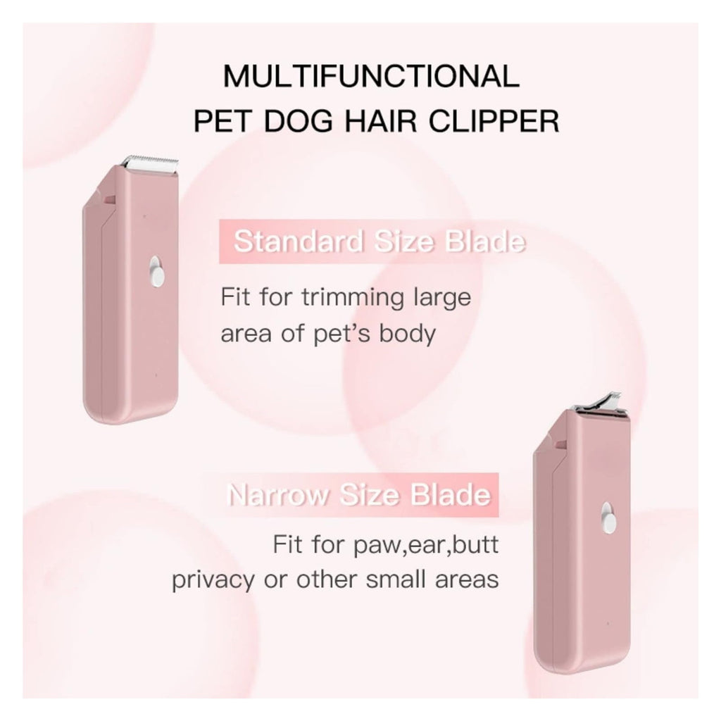 Dog Cat Home Hair Waterproof Clipper Portable Electric USB Rechargeable Pet Grooming Tools Low Noise ,Low Noise Pet Groomig Kit