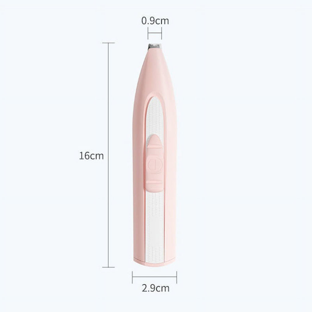 Janrevotw Pet Hair Clipper With Led Light, Professional Pet Hair Clipper For Dogs And Cats, Usb Charging, Electric Hair Clipper For Hair Around Face, Eyes, Ears, Paws