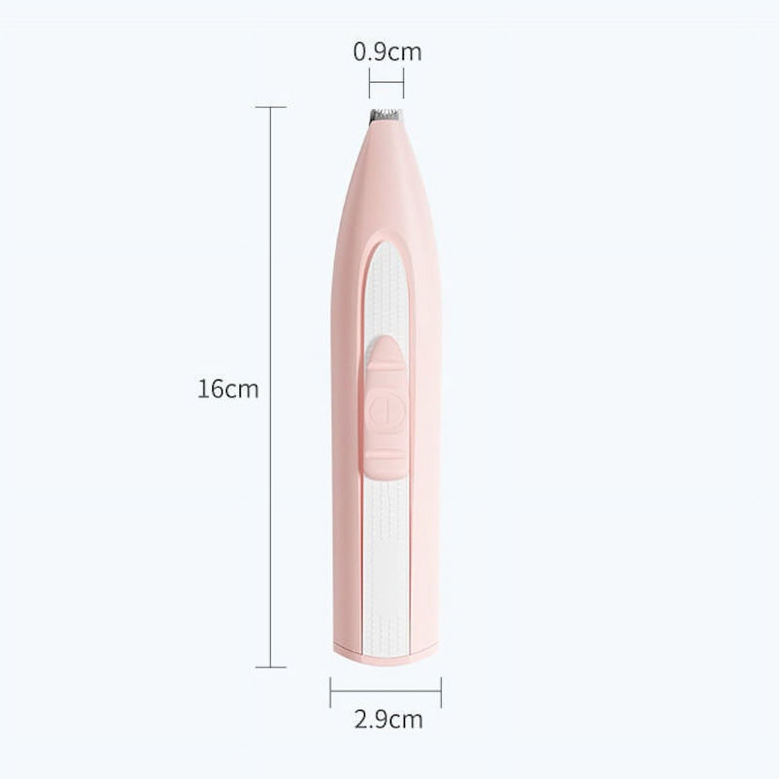 Janrevotw Pet Hair Clipper With Led Light, Professional Pet Hair Clipper For Dogs And Cats, Usb Charging, Electric Hair Clipper For Hair Around Face, Eyes, Ears, Paws