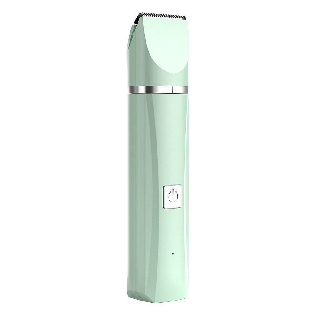 4-in-1 Quiet Pet Hair Clipper Grooming Kit, Rechargeable Electric Trimmer for Dog & Cat Paw, Body, Nail Grinding & Curved Cutting