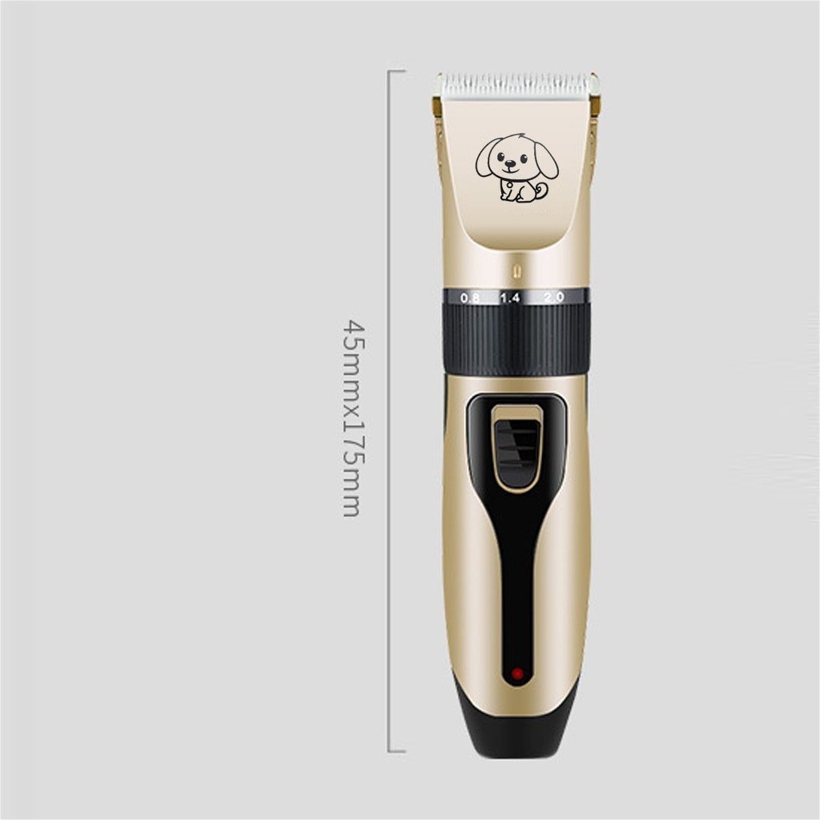 AUHomi Dog Grooming Kit Clippers, Low Noise, Rechargeable, Cordless, Pet Electric Shaver Cat and Dog, Electric Hair Clipper, Pet Professional Beauty Trim Set (Electric Clipper Set, Scissors, Comb)