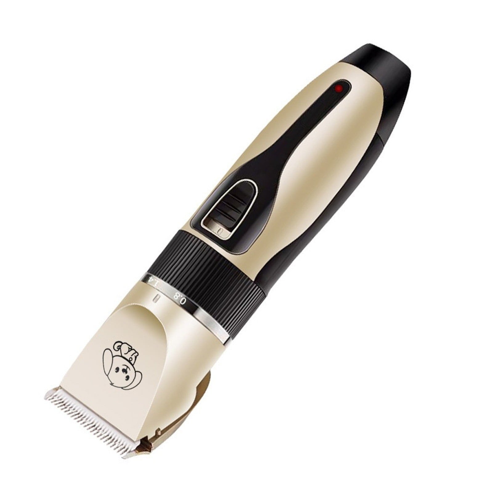 AUHomi Dog Grooming Kit Clippers, Low Noise, Rechargeable, Cordless, Pet Electric Shaver Cat and Dog, Electric Hair Clipper, Pet Professional Beauty Trim Set (Electric Clipper Set, Scissors, Comb)