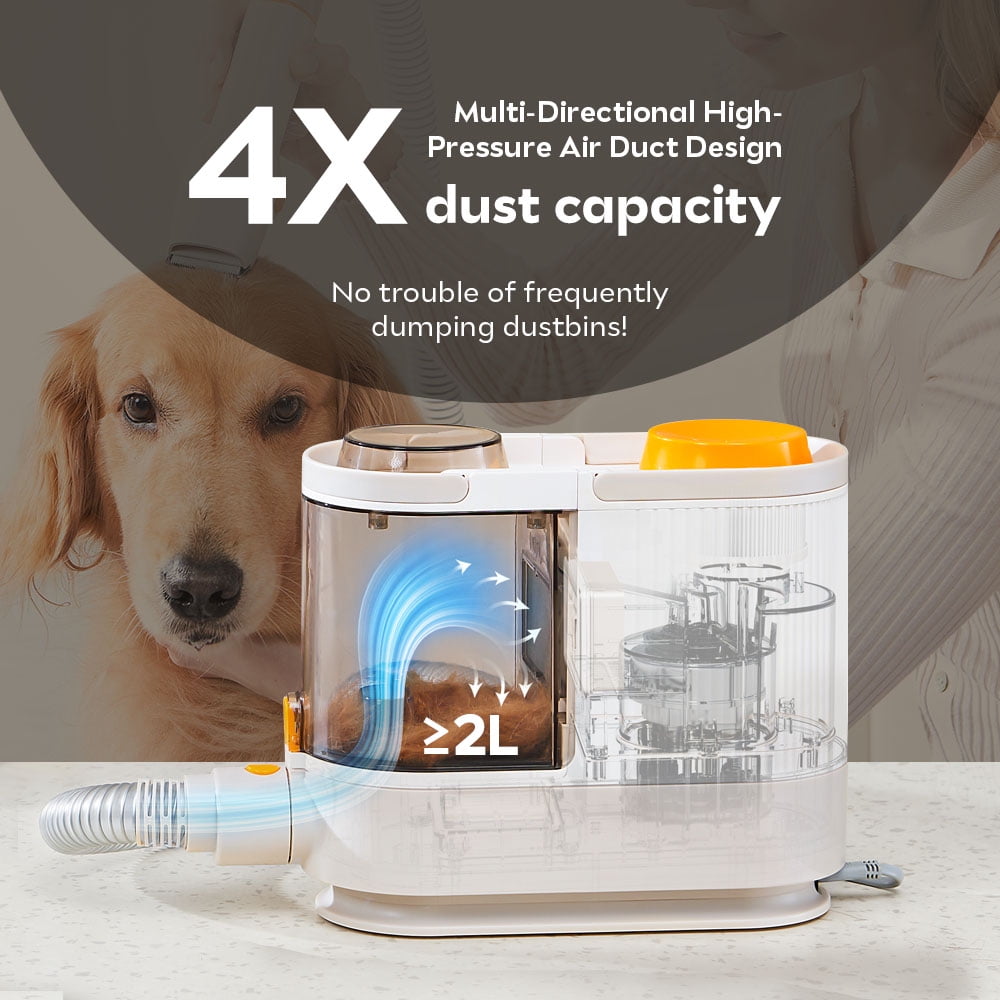 Palfur IN01 Dog Grooming Kit with Electric Clipper, De-Shedding Tool, Brushes