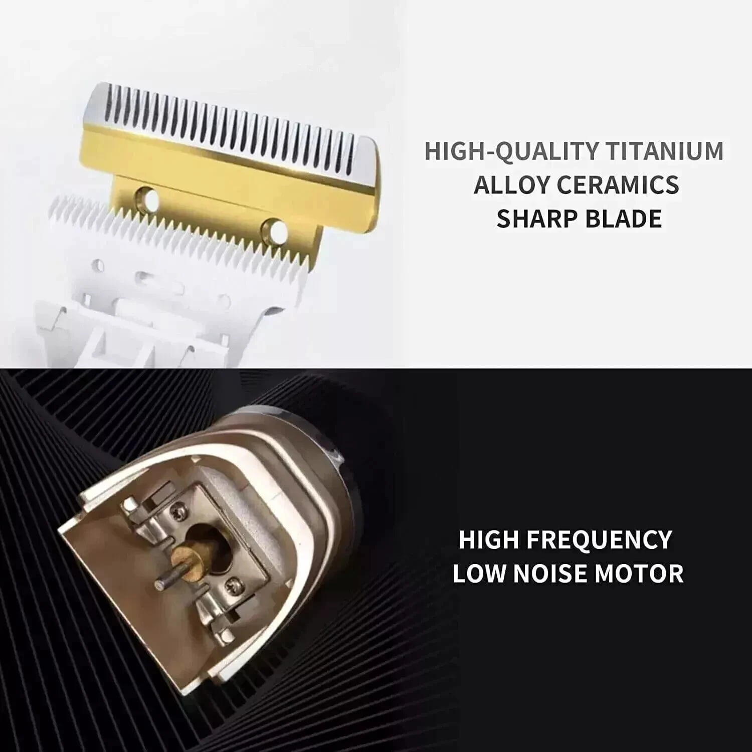 Rechargeable Cordless Dogs Cats Horse Grooming Clippers - Professional Pet Hair Clippers with Comb Guides for Dogs Cats Horses and Other House Animals Pet Grooming Kit