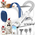 AIRROBO GP04 Plus Dog Grooming Kit with Vacuum, Pet Clippers Set, Low Noise Grooming Tools