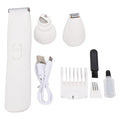 BOKYAN 3‑in‑1 Pet Grooming Kit – Rechargeable Clipper, Nail Grinder & Hair Trimmer for Dogs & Cats, 500 mAh Battery, Safe & Easy‑Use