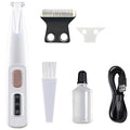 Barhoo Multifunctional Pet Grooming Trimmer Rechargeable Low Noise Hair Clipper with Led Light Precision Shaver for Dogs Cats Ears Face Paws Buttocks Cordless Electric Pet Grooming Kit Waterproof