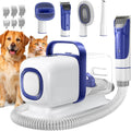 Dog Grooming Kit with Vacuum, 15000Pa Pet Hair Clipper and Shedding Brush, 50dB Low Noise, 2L Capacity,