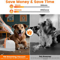 "Dog Grooming Vacuum, Dog Grooming Kit with Pet Clippers, 12,000Pa Pet Hair Vacuum for Dogs, Low Noise Home Cleaning Tool in 1, PG10 "