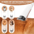Dog Grooming Vacuum, Pet Grooming Kit, Dog Clipper Nail Trimmer Grinder, 2.5L Dust Cup 7 Grooming Tools 11000Pa Dog Vacuum for Shedding Grooming, Pet Grooming Vacuum for Dogs, Home Cleaning, PG50 Plu