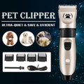 Electric Cat Dog Pet Shave Clipper Hair Low Noise Cordless Grooming Trimming Kit