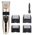 Professional Dog Clippers Quiet Rechargeable Pet Grooming Kit with Adjustable Combs & Accessories for Home Grooming and Gentle Hair Trimming