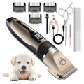 GLUAAE Rechargeable Dog Clippers, Low Noise Pet Shaver Dog Grooming Kit Cordless Professional Dog Hair Trimmer with Comb Scissors for Dogs Cats & Others