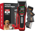 Lemulegu Cordless Electric Hair Clippers for Large Pets,Two-Speed Quiet Strong Motor Dog Grooming Kits with Wide Stainless Steel Blade for Thick Coats Dogs,LGL 066R