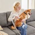MCQ 5 in 1 Dog Grooming Vacuum Kit: Electric Pet Trimmer Clipper with 2.5L Dust Box, Ultra-Quiet Operation