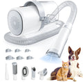 Sellary Dog Grooming Kit, Powerful Suction Pet Grooming Vacuum with 2.5 L Dust Cup, Low Noise,for Dogs Cats Pet Hair Cleaning,Grey