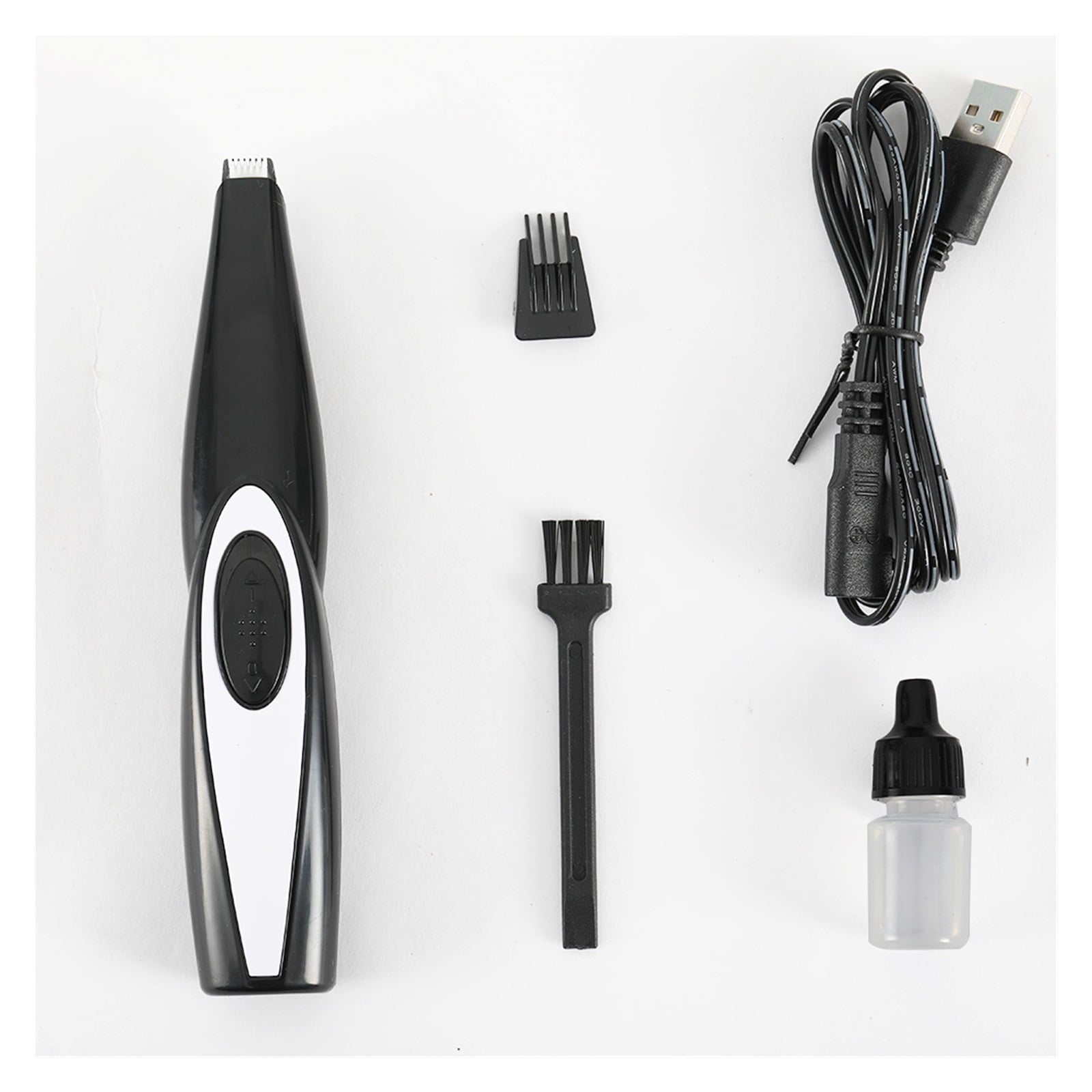 USB Rechargeable Pet Hair Trimmer for Dogs Cats Clipper Grooming Kit Cats Pets Foot Clipper Grooming ,Cordless Using