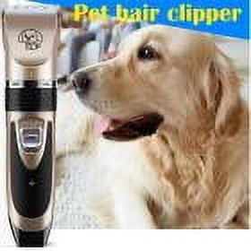 JilgTeok Pet Dog Grooming Clippers, Rechargeable Low Noise Pet Clippers, Dog Hair Grooming Kit Dog Shaver With 8 Comb, Quiet Electric Shears For All 8ml