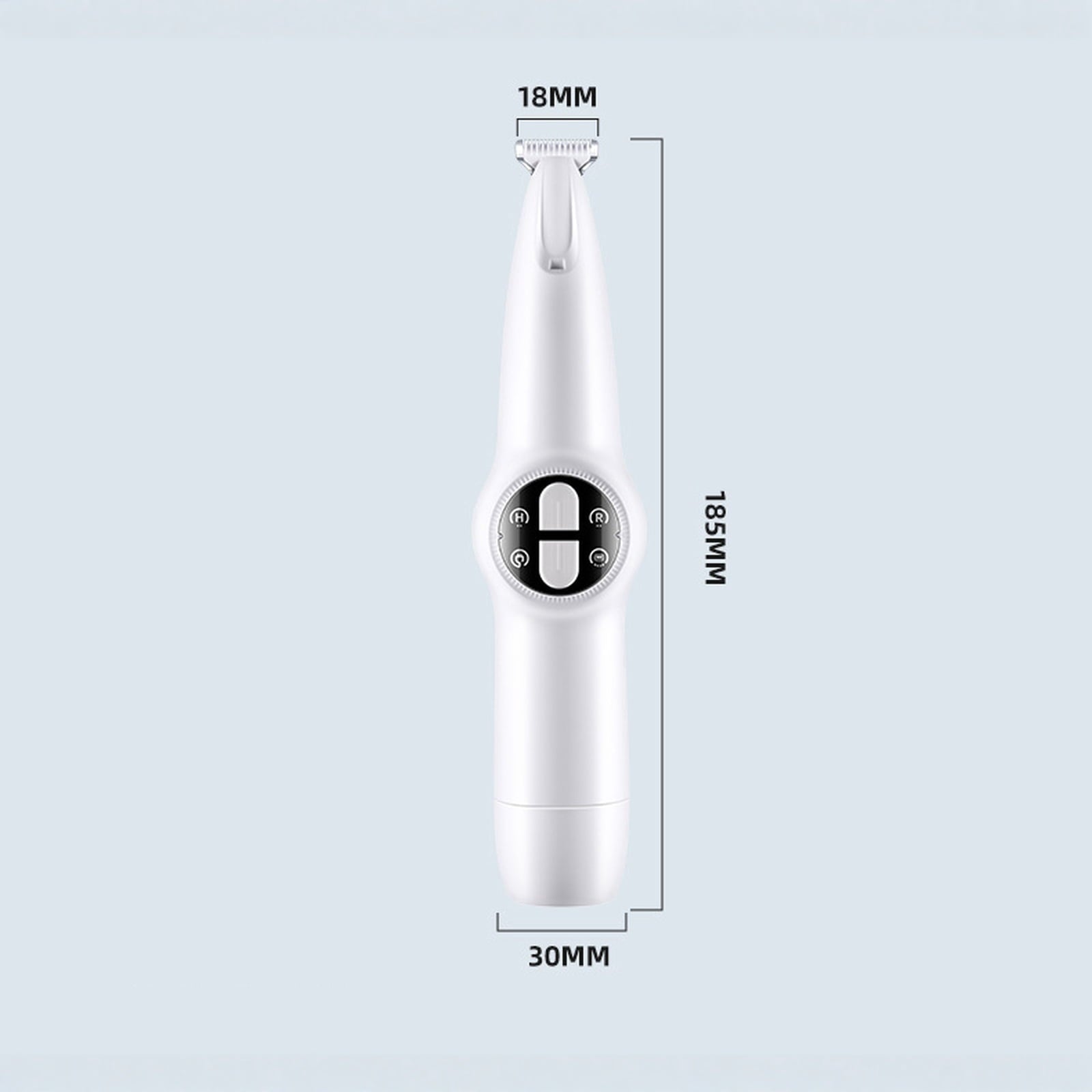 2 in 1 Pet Nail Grinder Trimmer Kit, Local Grooming Tool for Paw & Eye Area Hair, Low Noise Supply for At Home Cat & Dog Grooming Use