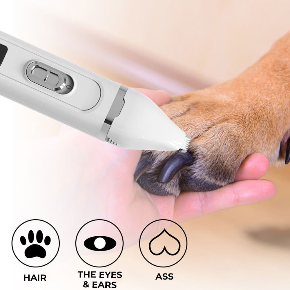 SNNROO Dog Clippers Electric Professional Dog Grooming Kit, Low Noise Cordless Pet Cat Dog Hair Cutting Clipper Trimmer Shaver Grooming Set Kit