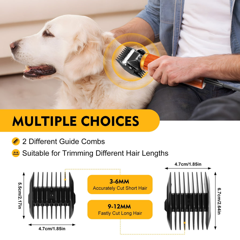 YIYIBYUS Electric Dog Hair Clippers Professional Pet Clipper Dog Grooming Kit Low Noise Portable Hair Trimmer Dog Shaver Clipper