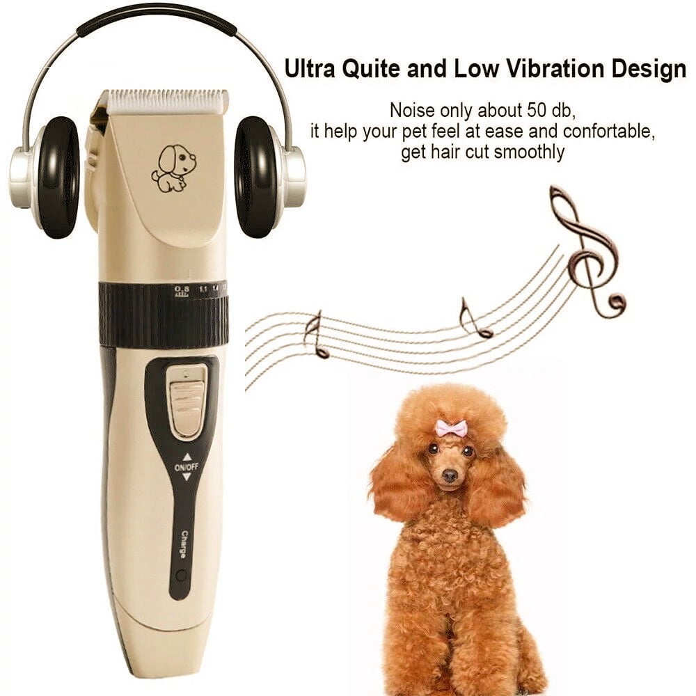 2PCS Pet Clippers, Dog Clipper Cordless, Dog Grooming Kit for Long Thick Fur, Cat Clipper for Matted Long Hair, Electric Pet Dog Cat Shaver Razor, Cordless Grooming Kit(2 PACK)