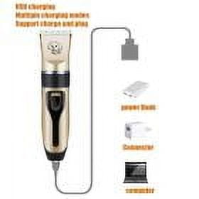 JilgTeok Pet Dog Grooming Clippers, Rechargeable Low Noise Pet Clippers, Dog Hair Grooming Kit Dog Shaver With 8 Comb, Quiet Electric Shears For All 8ml