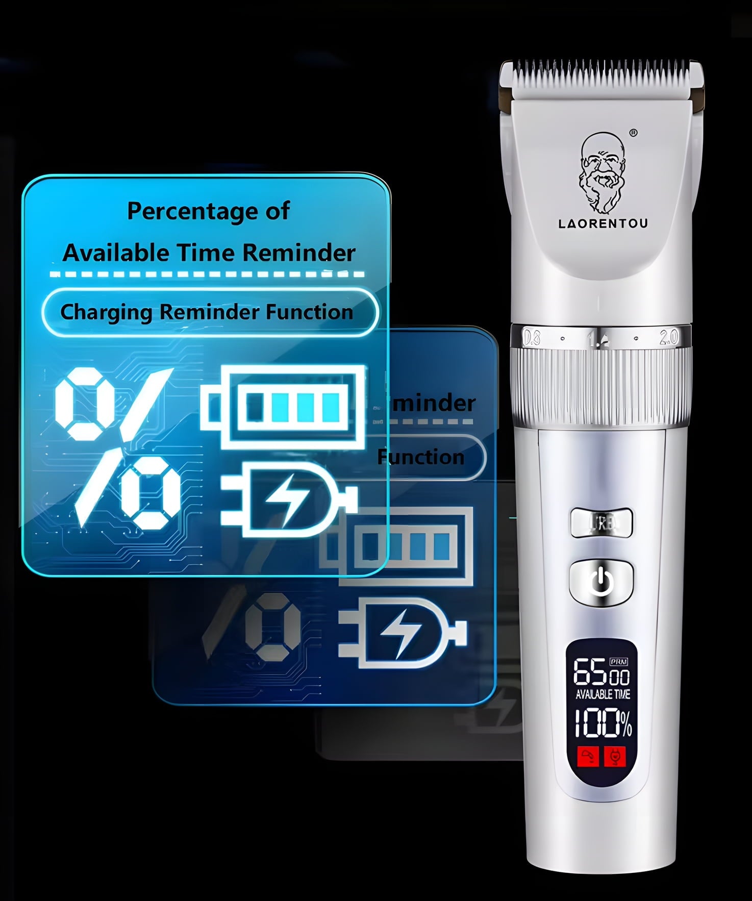 Pet Daily Kit Electric Multi-Purpose Cordless Pet Grooming Kit Professional Rechargeable Dog Hair Clippers Low Noise