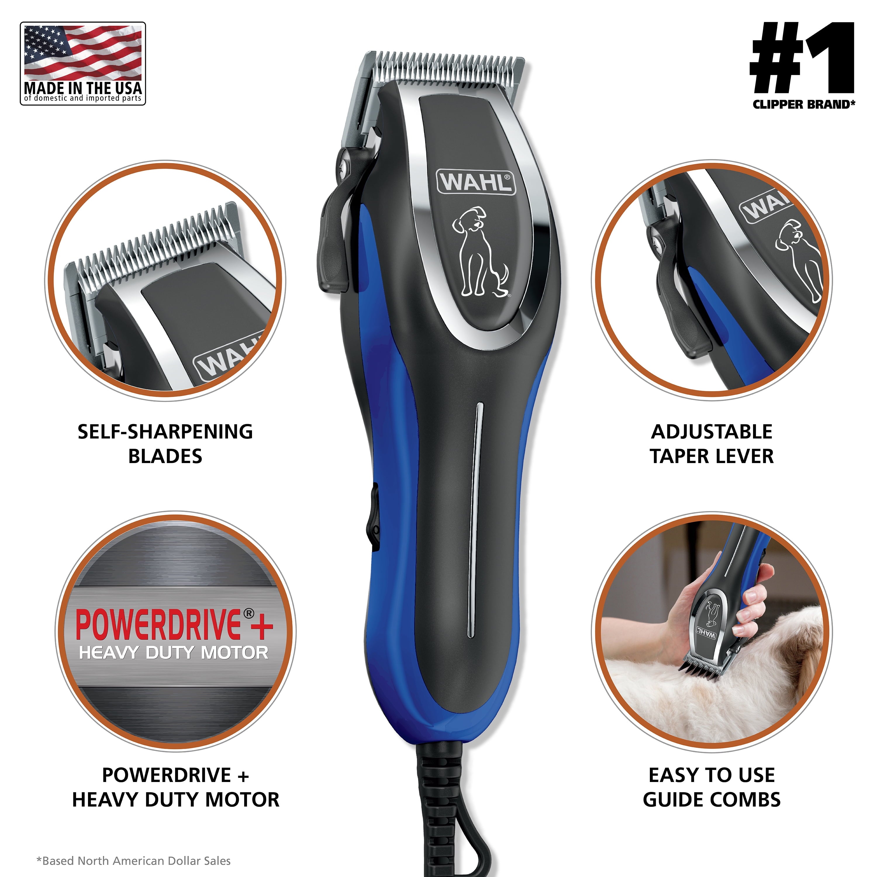 Wahl Pet Pro + Corded Complete Pet Clipper Kit for Dogs - 3023915